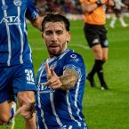 Agustín Auzmendi, el goleador del Tomba/ Foto: Club Godoy Cruz.