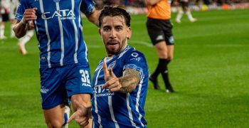 Agustín Auzmendi, el goleador del Tomba/ Foto: Club Godoy Cruz.