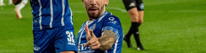 Agustín Auzmendi, el goleador del Tomba/ Foto: Club Godoy Cruz.