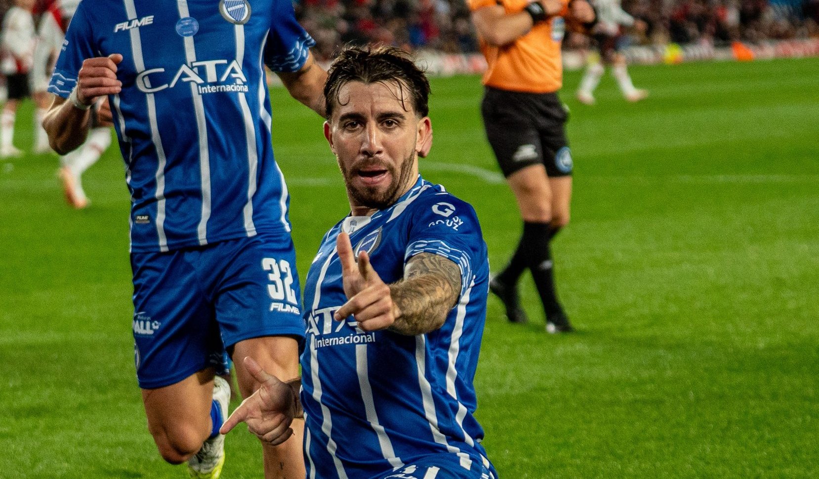Agustín Auzmendi, el goleador del Tomba/ Foto: Club Godoy Cruz.