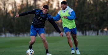El debut en el once inicial para Juan Escobar en el Tomba/ Foto: Club Godoy Cruz.